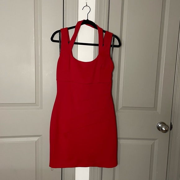 Red Bodycon Bandage Dress - Picture 1 of 6